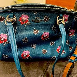 Coach Sierra wildflower dark teal